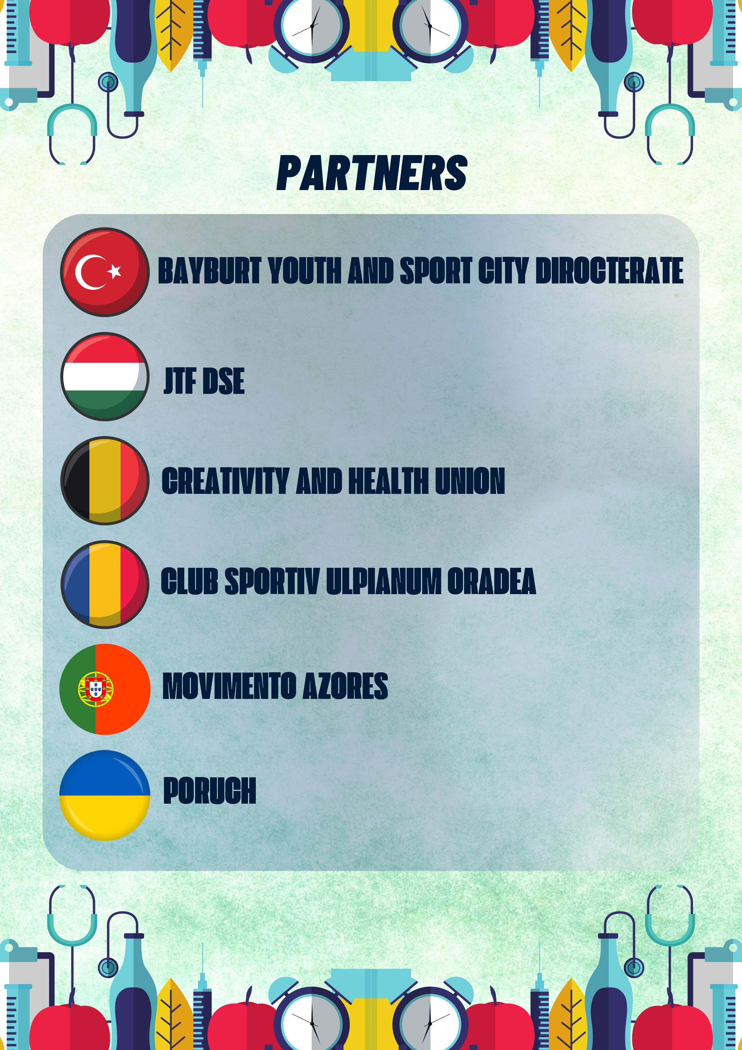Erasmus+ project "HEALTHY LIFE MUST BE THE NEW PANDEMIC! 12-19 Octombrie, BAYBURT, Turcia