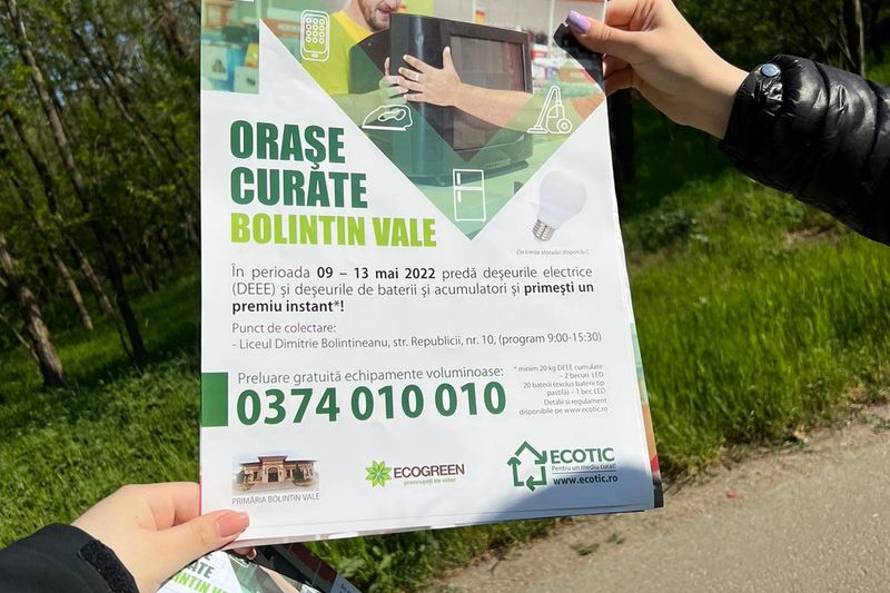 Am început campaniile de conştientizare pentru colectarea separată a deşeurilor!