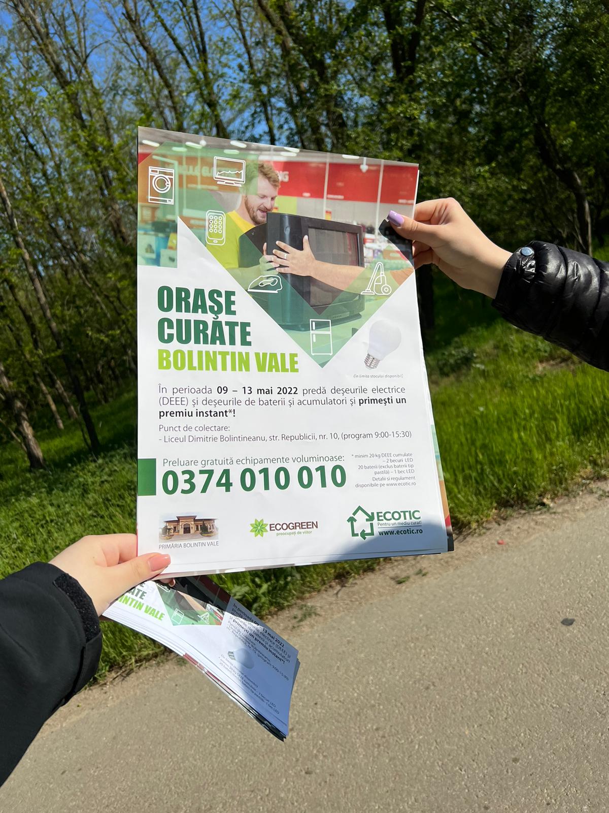 Am început campaniile de conştientizare pentru colectarea separată a deşeurilor!