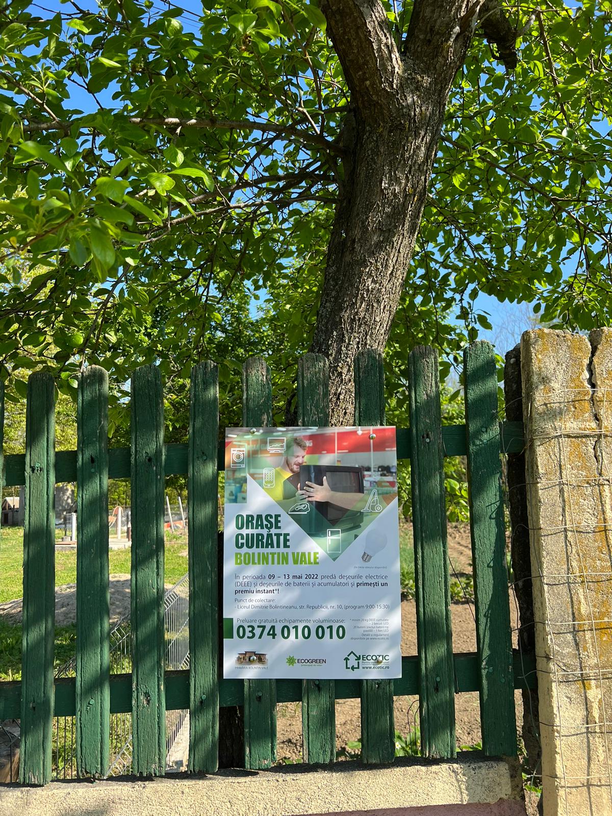 Am început campaniile de conştientizare pentru colectarea separată a deşeurilor!