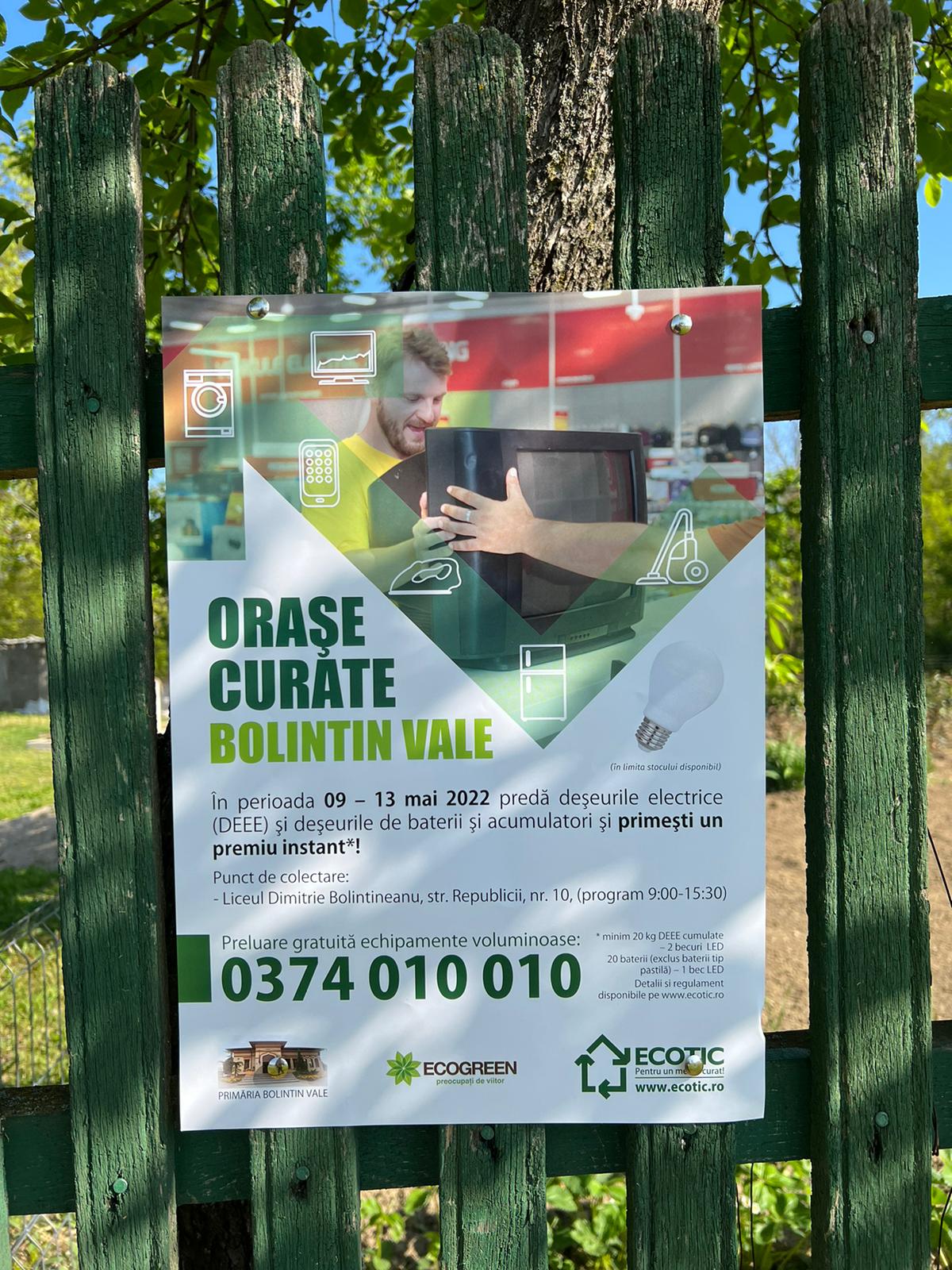 Am început campaniile de conştientizare pentru colectarea separată a deşeurilor!