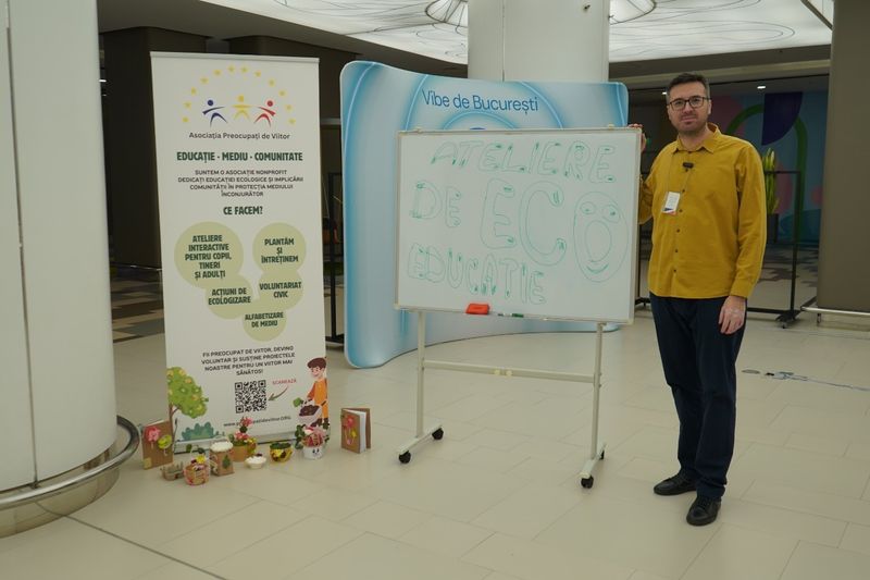 Peste 400 de beneficiari au simțit, au atins și au contribuit la Săptămâna Verde indoor